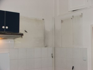 Kuchnia po demontażu